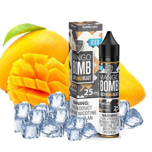 Vgod Mango bomb iced salt nic 30ml