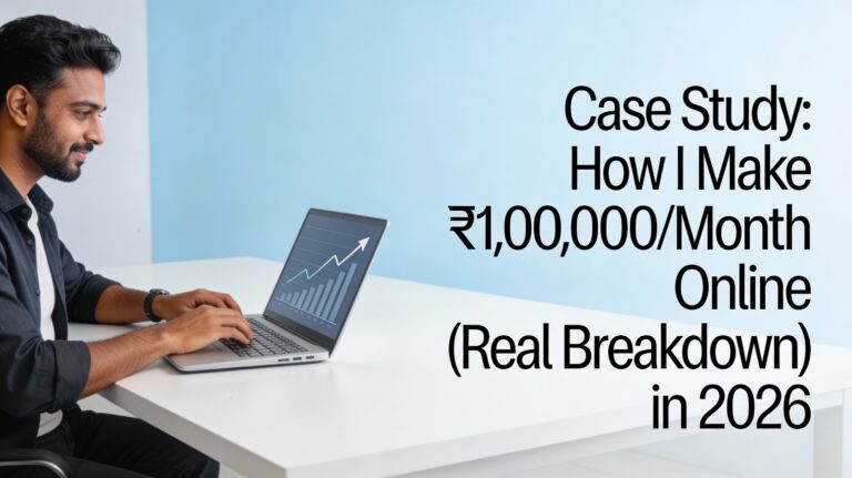 How I Make ₹1,00,000/Month Online (Real Breakdown) in 2026