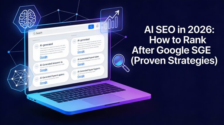 AI SEO in 2026: How to Rank After Google SGE (Proven Strategies)